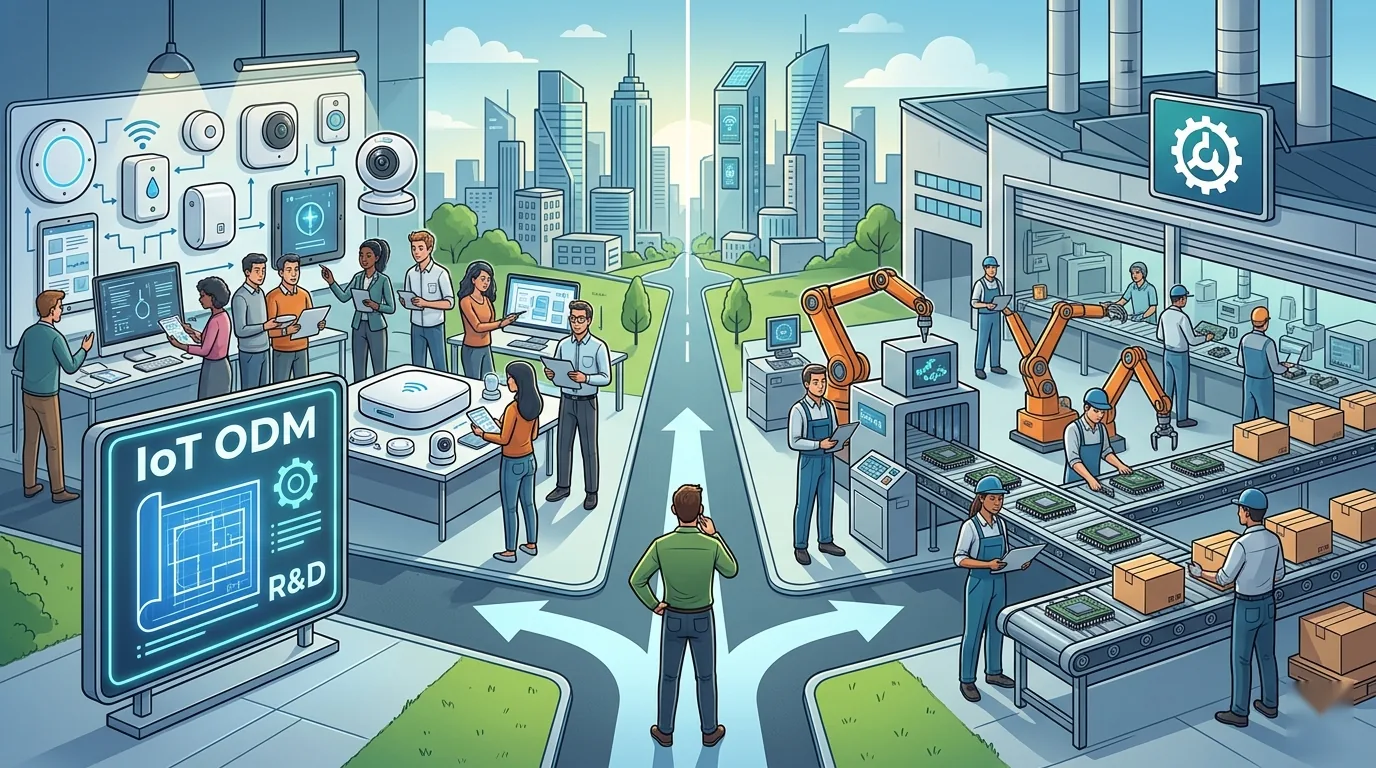 IoT ODM vs Contract Manufacturer: Which Do You Actually Need?