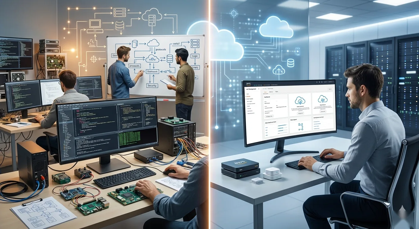 IoT platform vs AWS IoT Core: the real cost of building from scratch